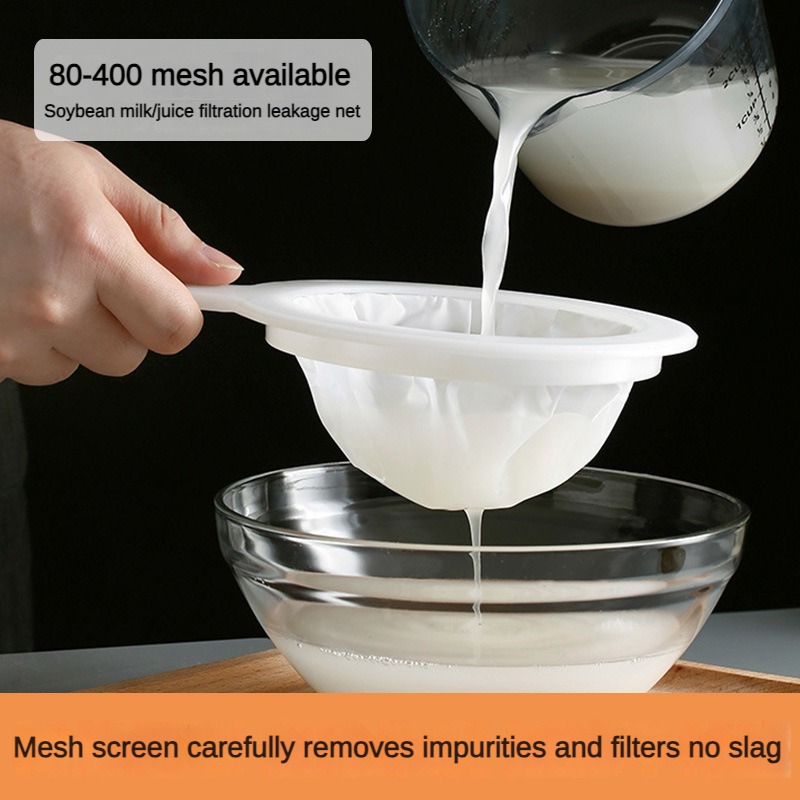 Baby Food Strainer - 1pc 80/100/200/400Mesh Hand-held High Density Mesh