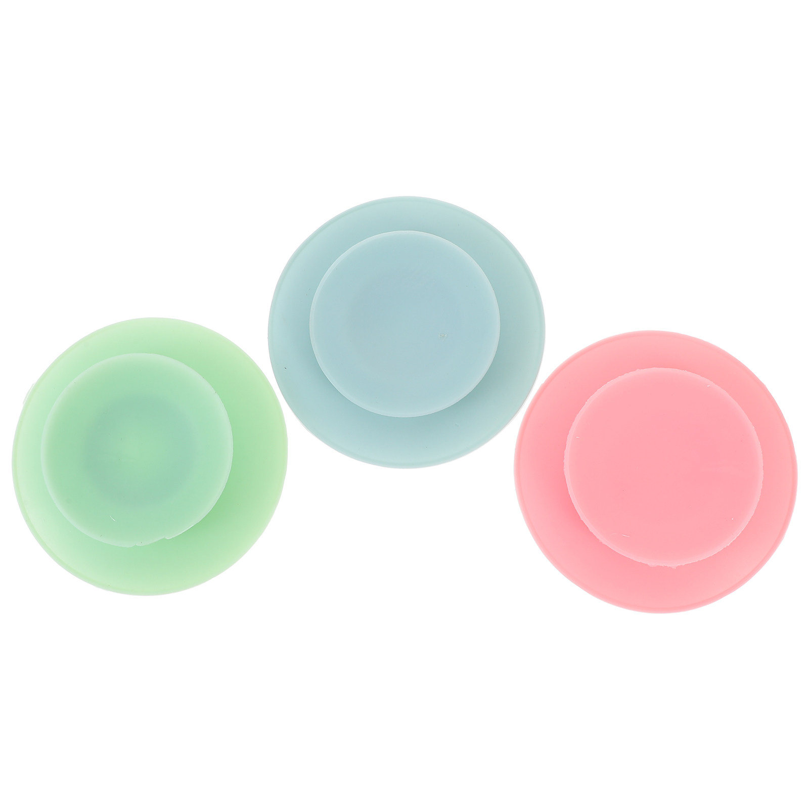Silicone Suction Bowl - 3Pcs Bowl Sucker Silicone Reusable Tableware