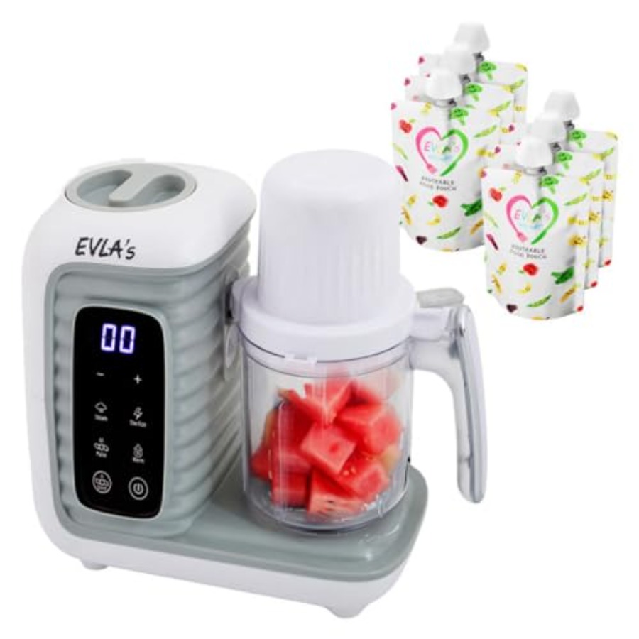 Baby Food Maker And Steamer - Double Baby Food Maker with 2