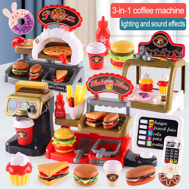 Baby Food Cooking Set - Kid Play House Game Kitchen Fast