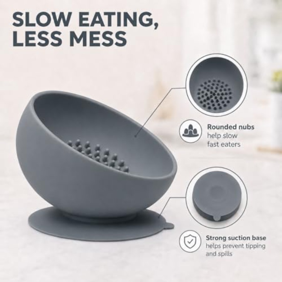 Silicone Slow Feeder Cat Bowl, - Silicone Suction Bowl ulasan dan harga
