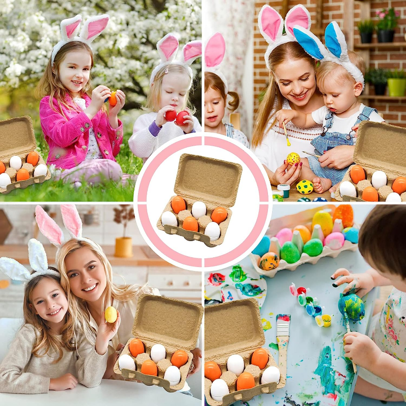 6pcs Wooden Eggs Toy Egg Kitch - Baby Food Cooking Set ulasan dan harga