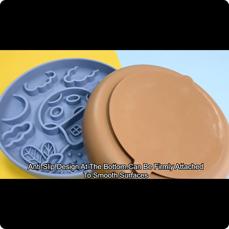 New Mushroom Dog Slow Food Bow - Silicone Suction Bowl ulasan dan harga