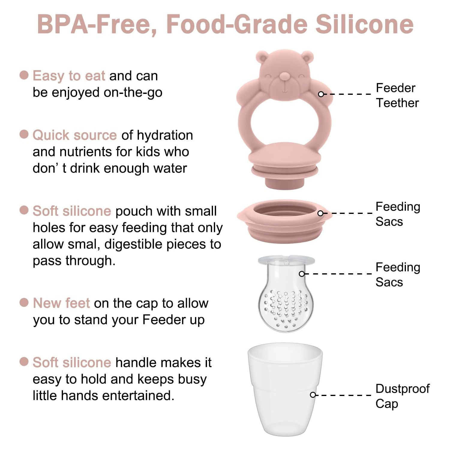 Baby Fruit & Food Feeder Pacif - Baby Food For 1 Year Old ulasan dan harga