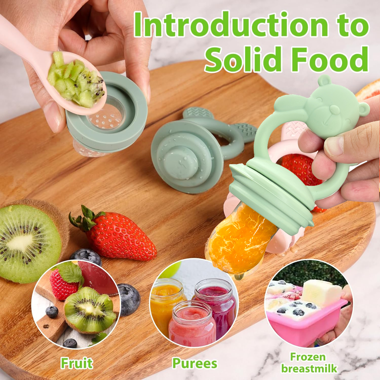 Baby Fruit & Food Feeder Pacif - Baby Food For 1 Year Old ulasan dan harga