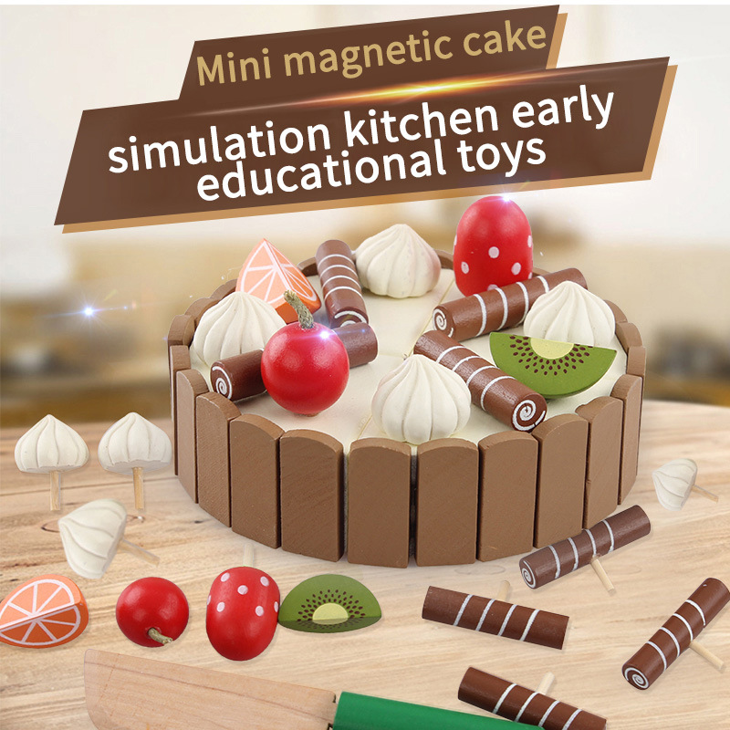 Wooden Children Kitchen Toys P - Baby Food Cooking Set ulasan dan harga