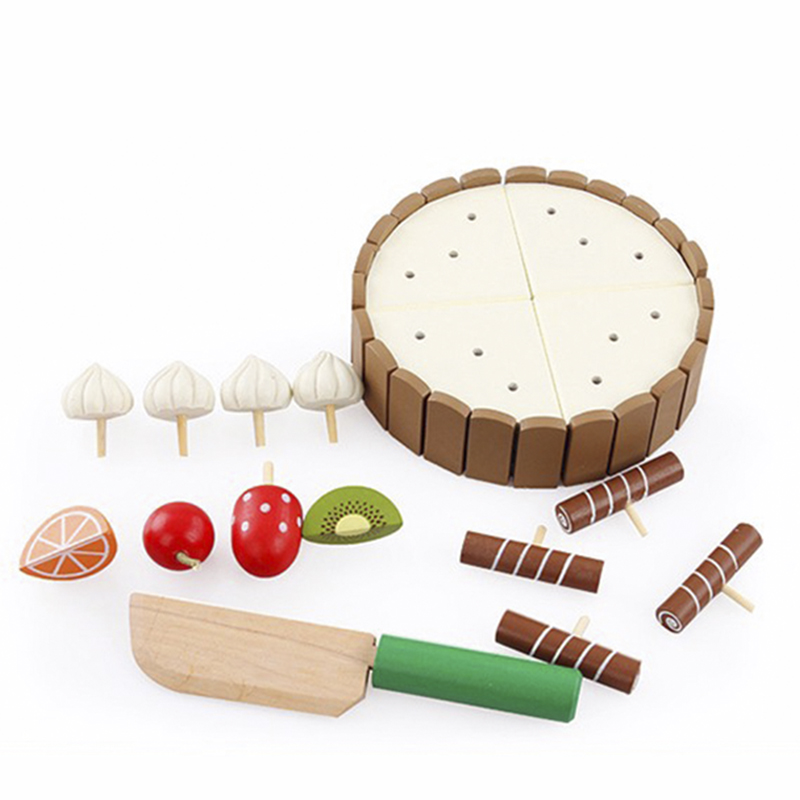 Wooden Children Kitchen Toys P - Baby Food Cooking Set ulasan dan harga