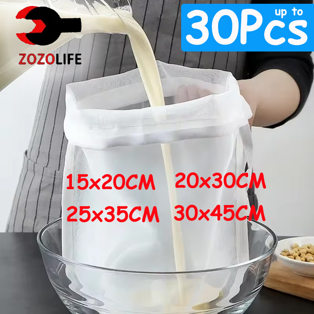 1/30Pc 100 Mesh Soy Milk Nylon - Baby Food Strainer ulasan dan harga