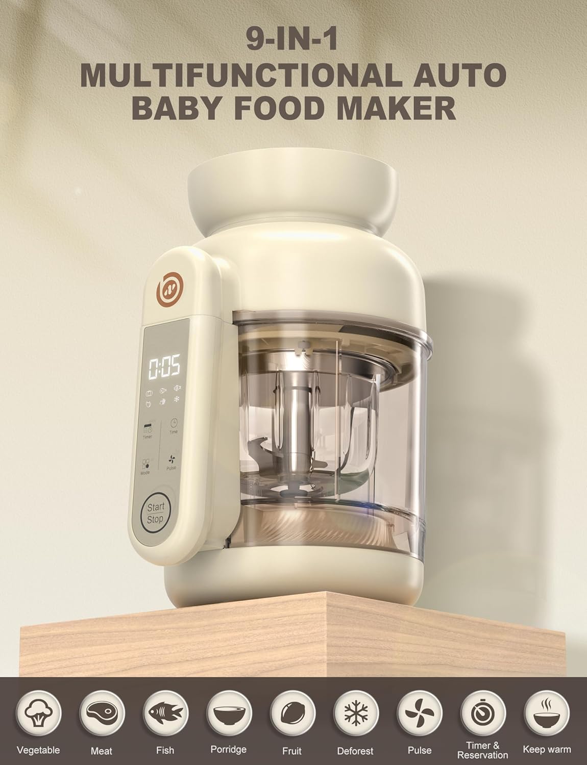Glass Baby Food Maker, Steamer - Baby Food Maker And Steamer ulasan dan harga