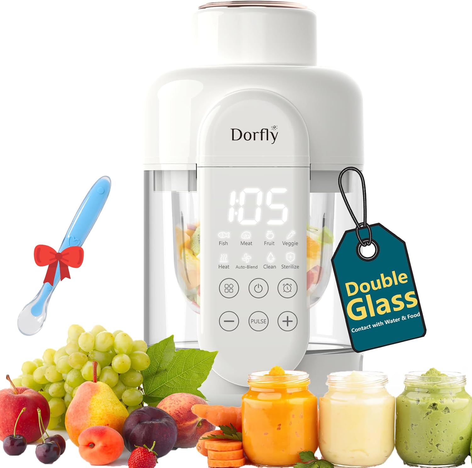 9-in-1 Baby Food Maker: Glass  - Baby Food Maker And Steamer ulasan dan harga