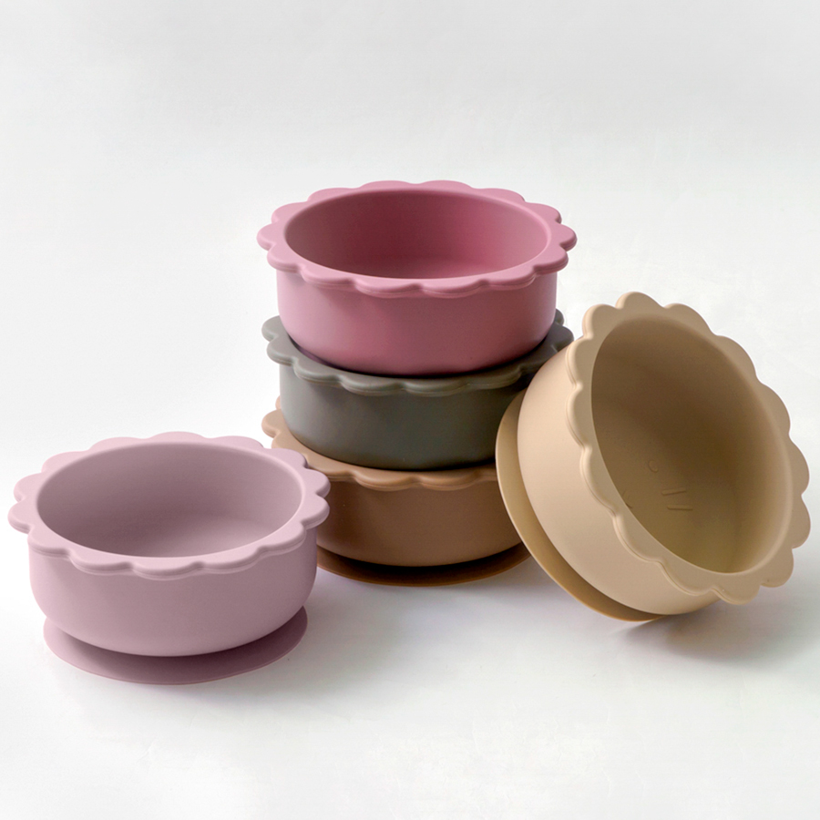 Cartoon Baby Weaning Feeding S - Silicone Suction Bowl ulasan dan harga
