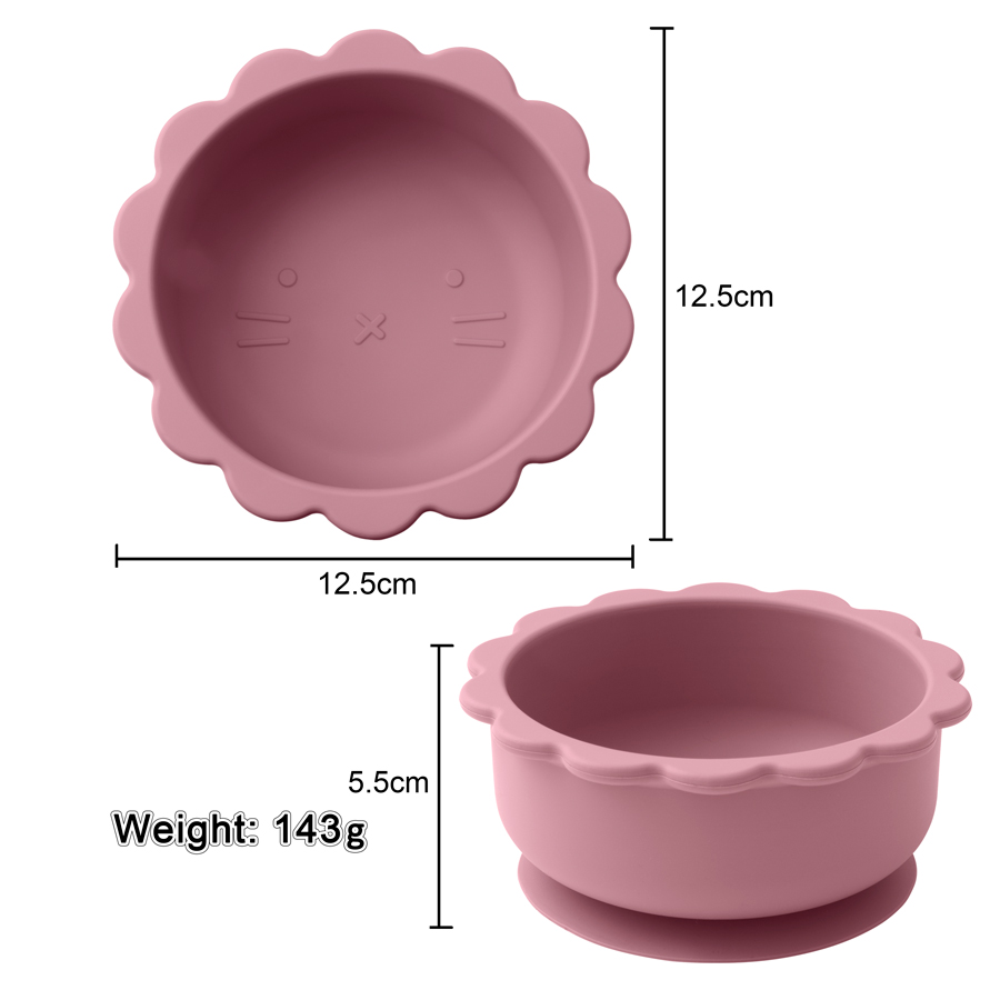 Cartoon Baby Weaning Feeding S - Silicone Suction Bowl ulasan dan harga