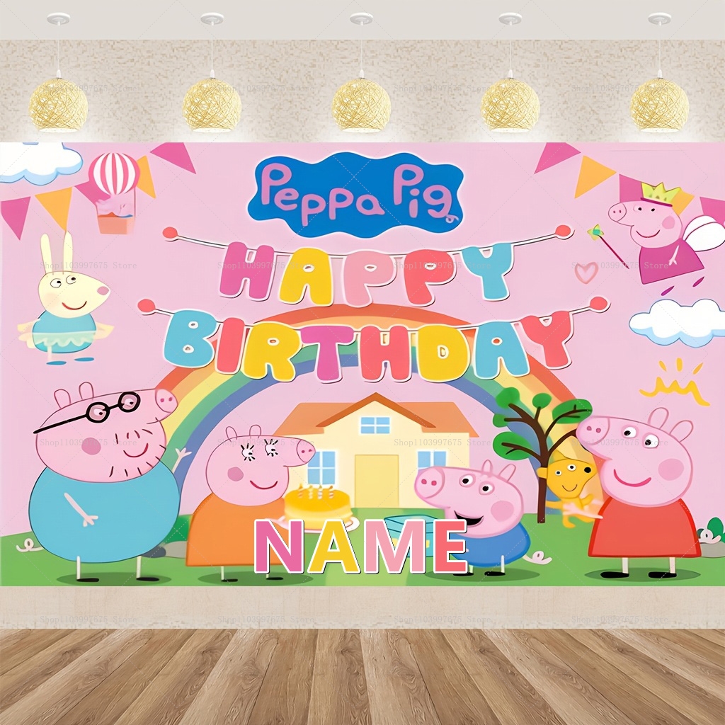 Custom Name Cartoon Peppa Pig  - Baby Food Grinder ulasan dan harga