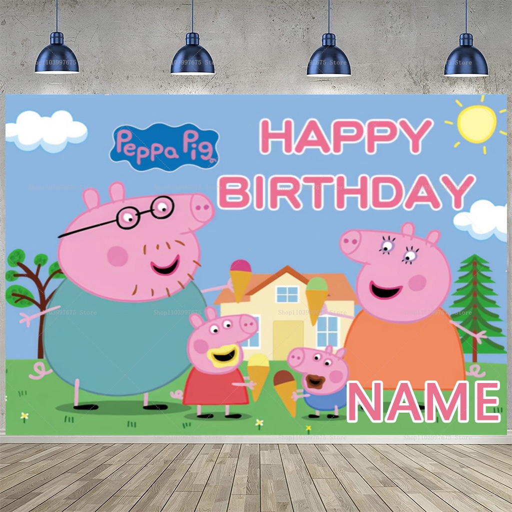 Custom Name Cartoon Peppa Pig  - Baby Food Grinder ulasan dan harga