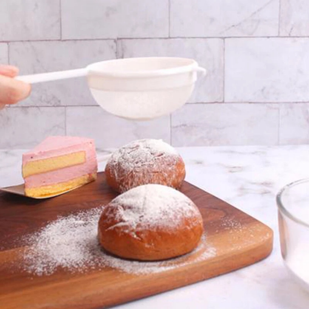 Kitchen Handheld Plastic Sieve - Baby Food Strainer ulasan dan harga