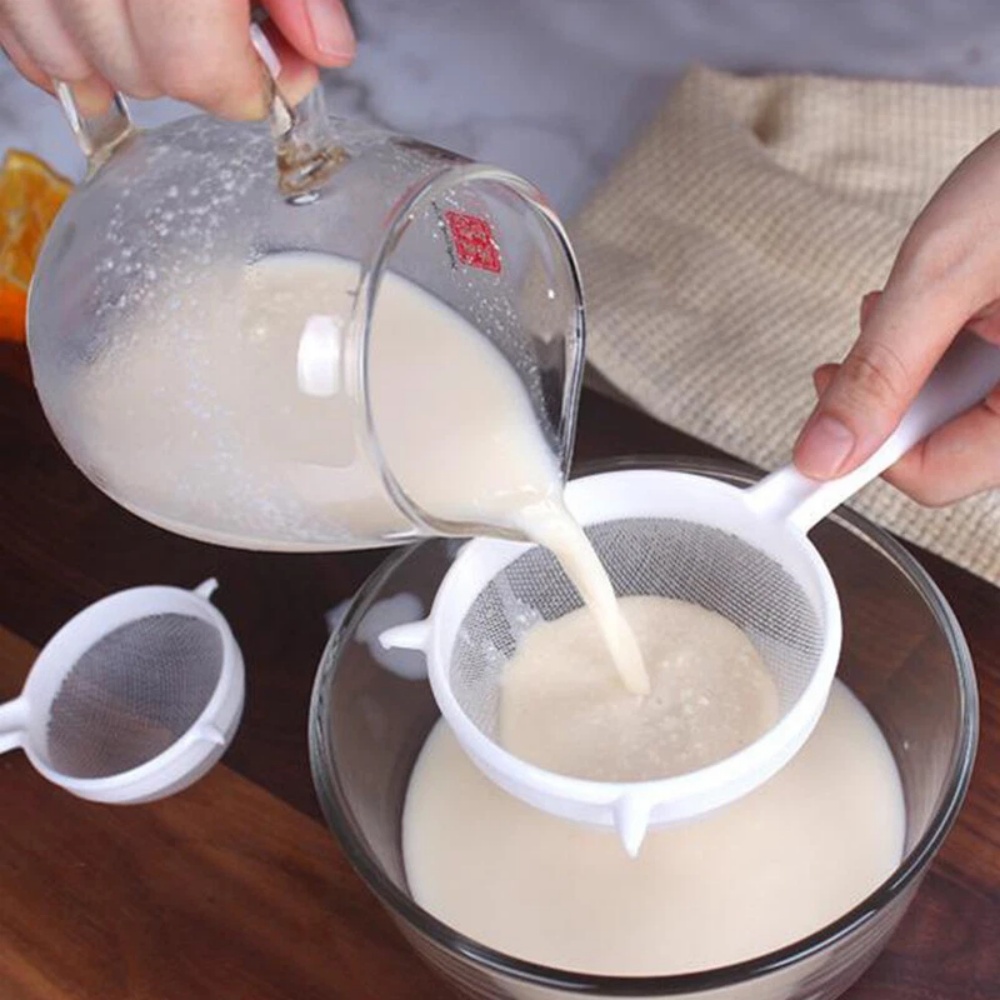 Kitchen Handheld Plastic Sieve - Baby Food Strainer ulasan dan harga