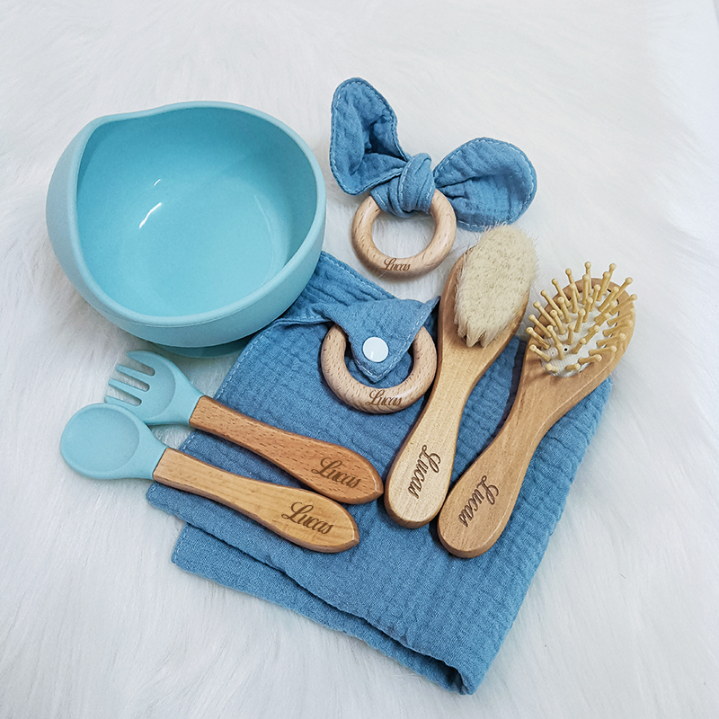 7PCS/Set Personalized Name Bab - Baby Food For 1 Year Old ulasan dan harga