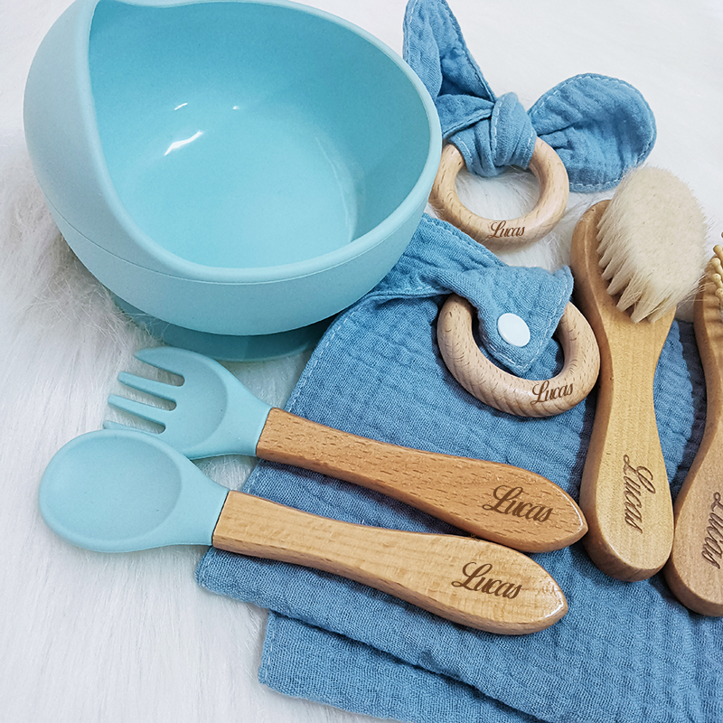 7PCS/Set Personalized Name Bab - Baby Food For 1 Year Old ulasan dan harga