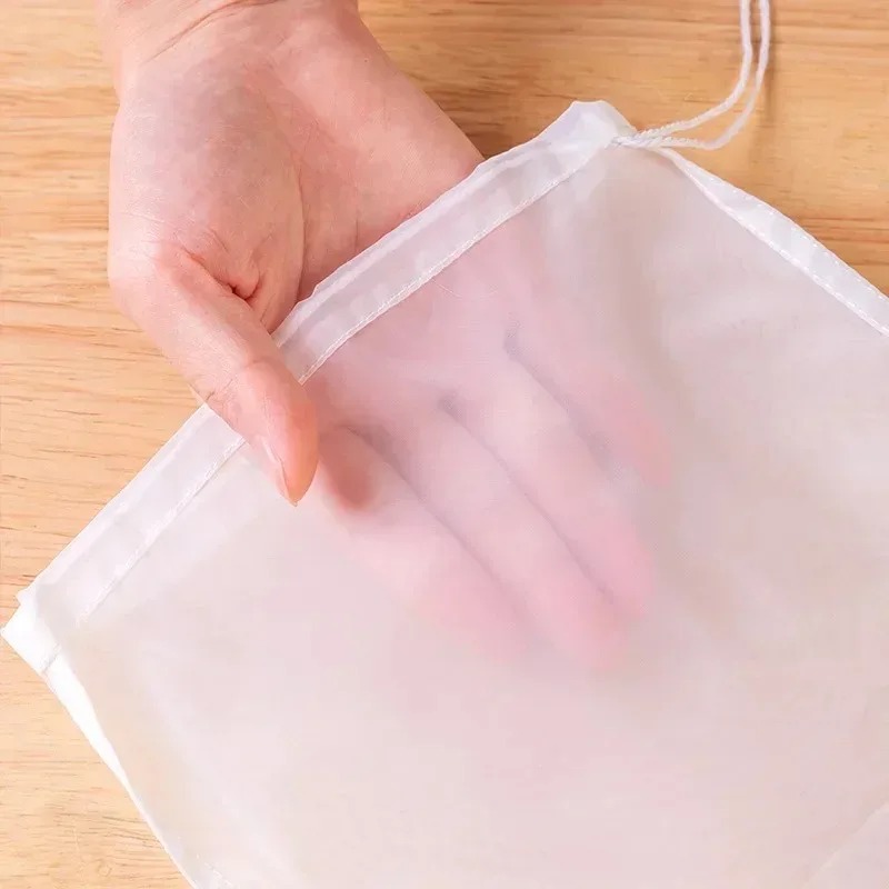 1/3/5Pcs Reusable Nut Milk Bag - Baby Food Strainer ulasan dan harga