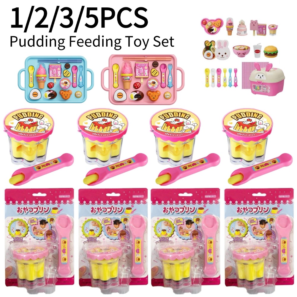 Pretend Play Pudding Feeding T - Baby Food Cooking Set ulasan dan harga