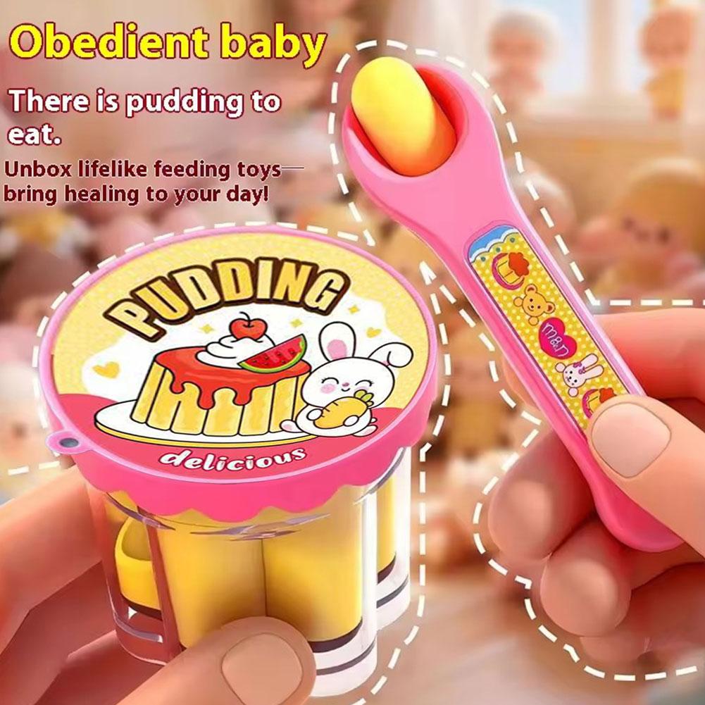 Pretend Play Pudding Feeding T - Baby Food Cooking Set ulasan dan harga