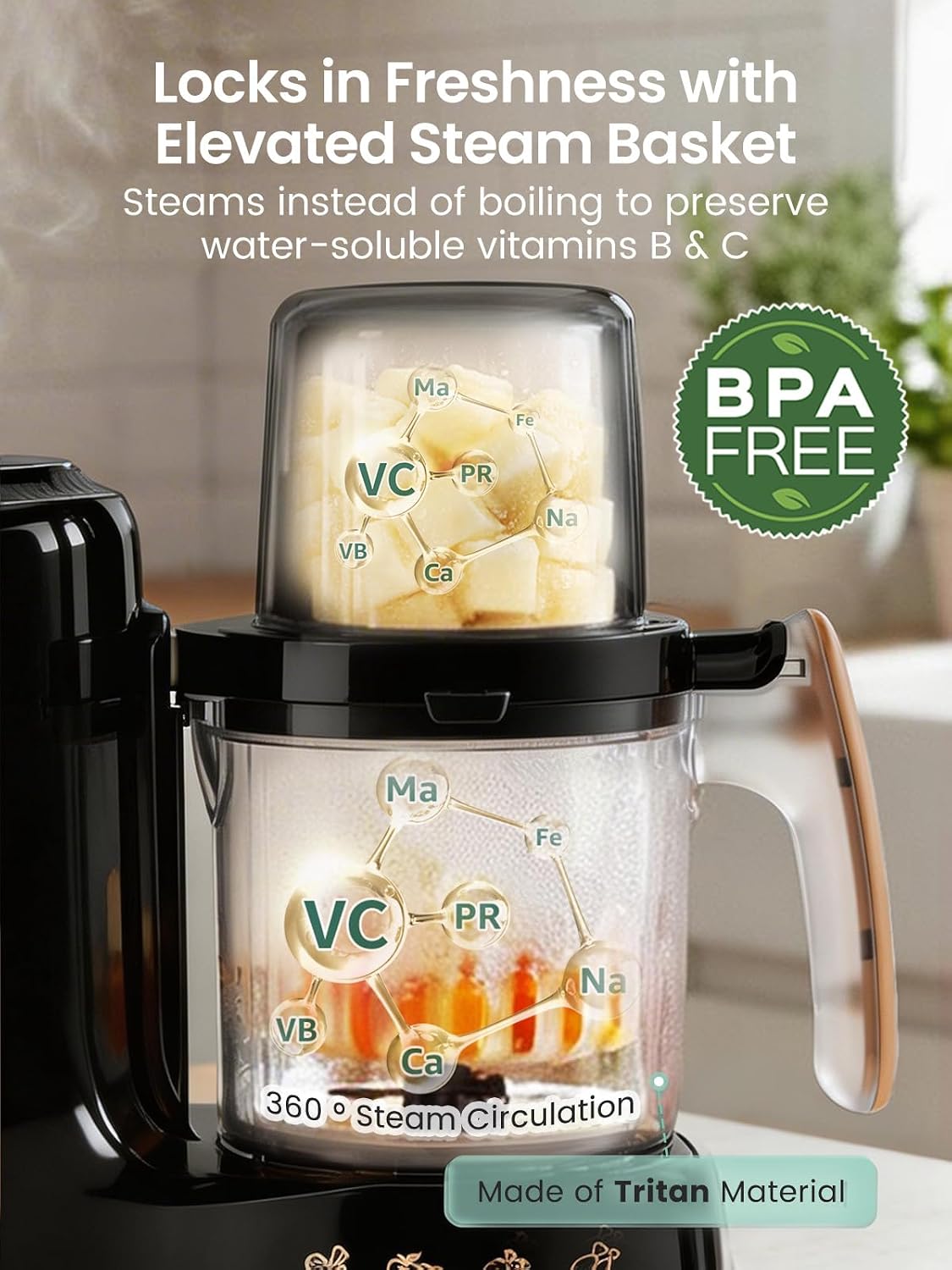 Baby Food Maker with Dual-Laye - Baby Food Maker And Steamer ulasan dan harga