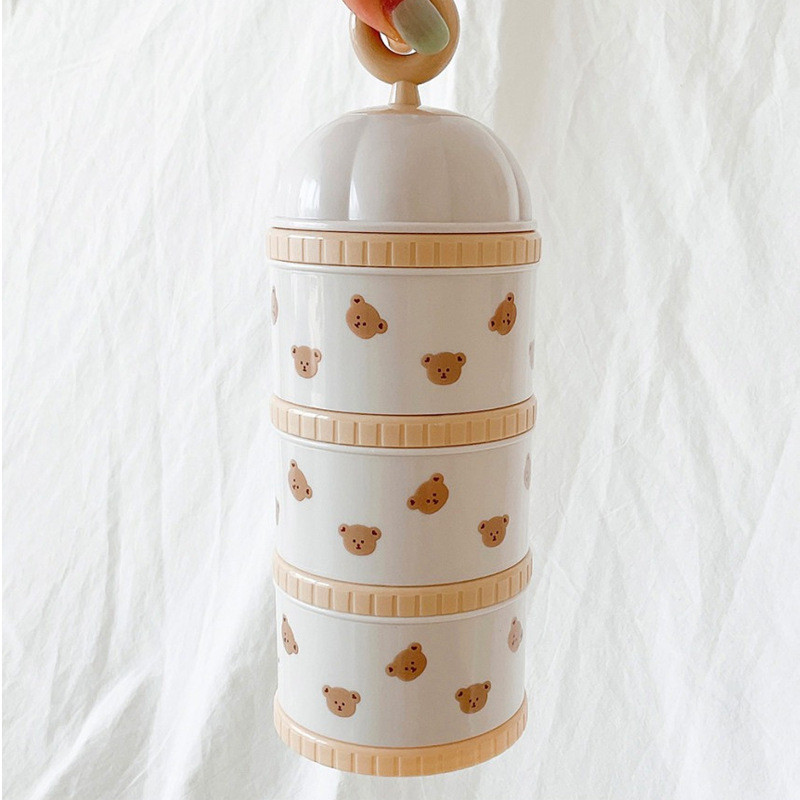 Cute Bear Milk Powder Box Baby - Baby Food Organizer ulasan dan harga