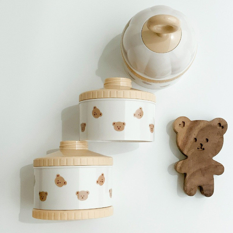 Cute Bear Milk Powder Box Baby - Baby Food Organizer ulasan dan harga
