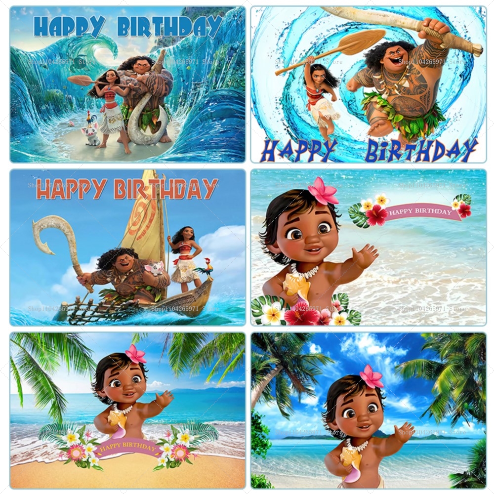 Baby Moana Theme Summer Birthd - Baby Food Grinder ulasan dan harga