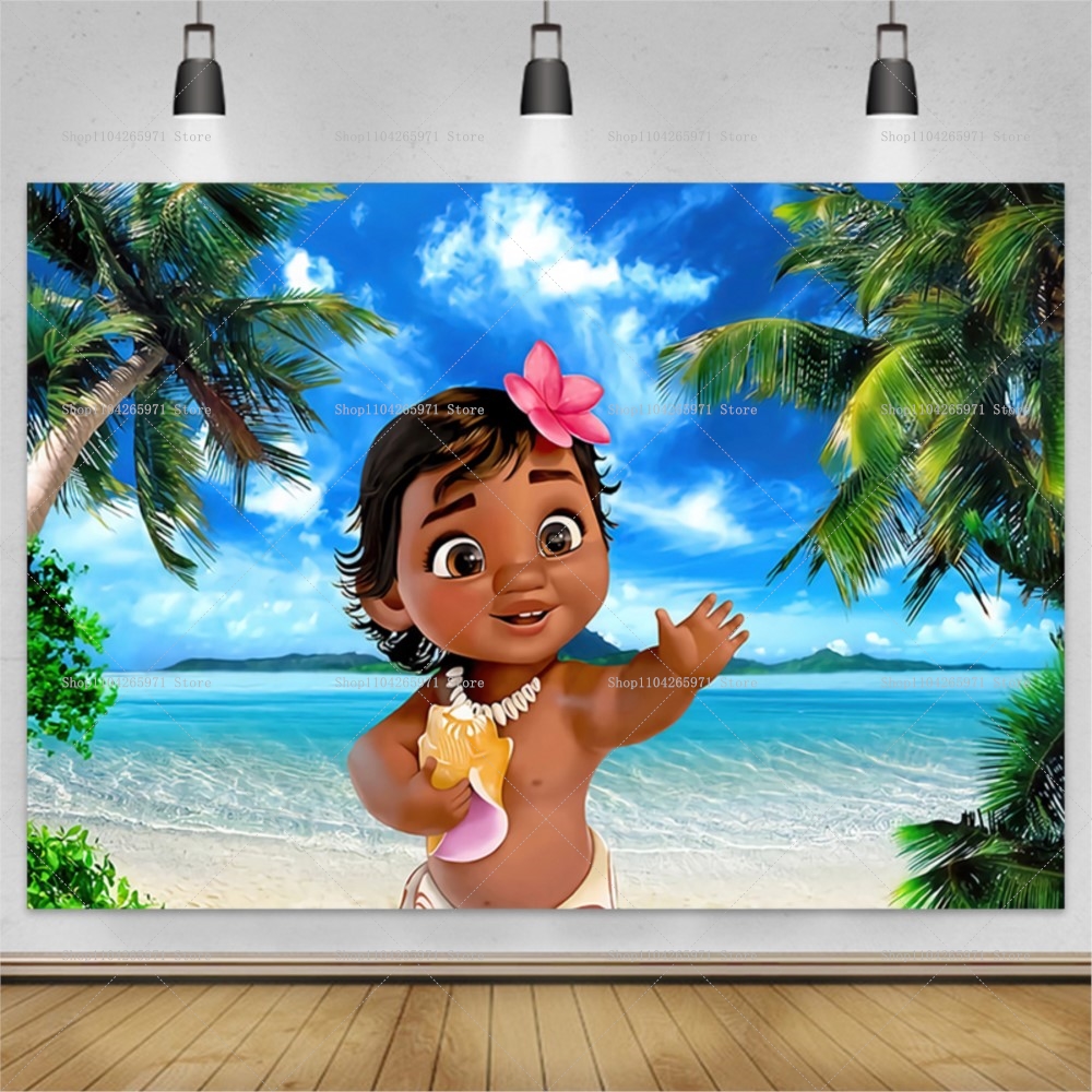 Baby Moana Theme Summer Birthd - Baby Food Grinder ulasan dan harga