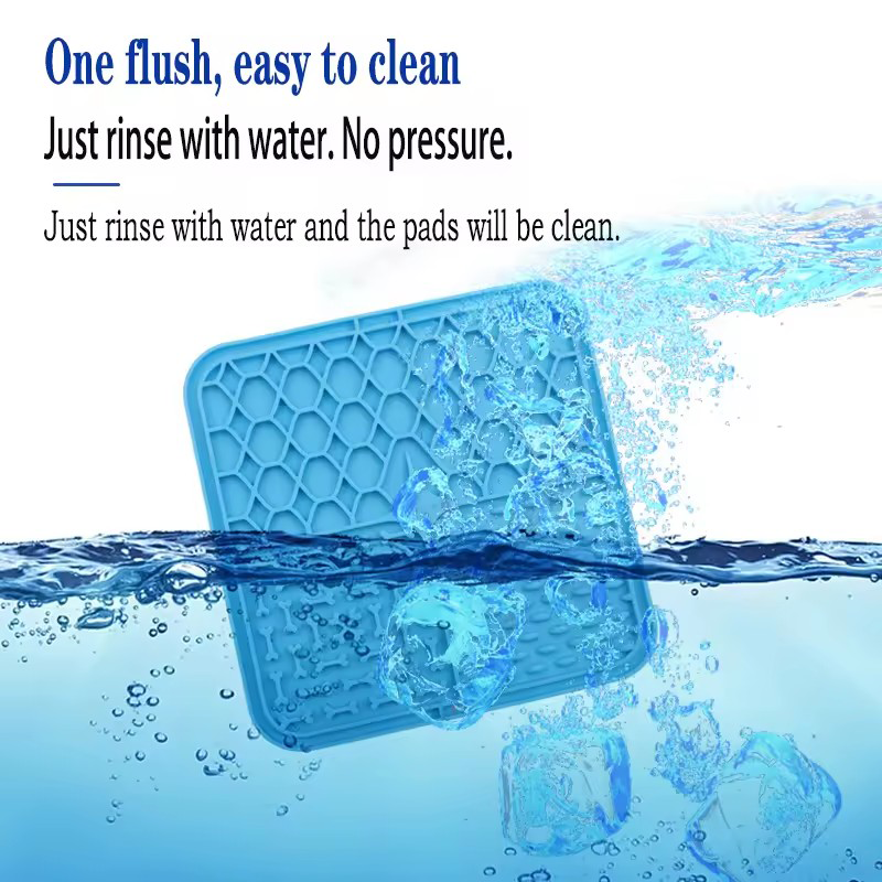 Silicone Pet Licking Mat With  - Silicone Suction Bowl ulasan dan harga