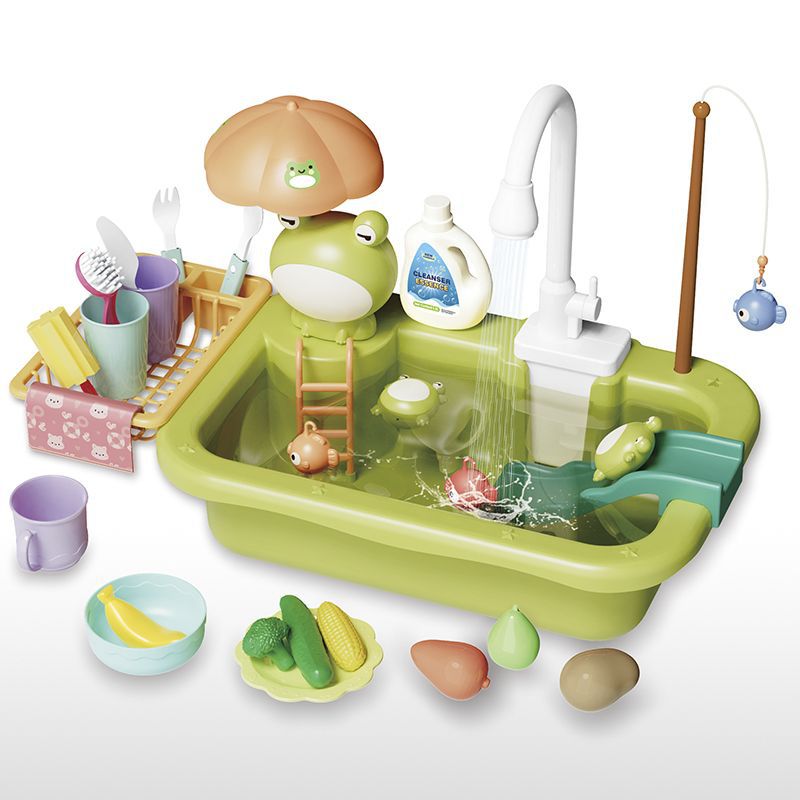 Kids Kitchen Sink Toys Electri - Baby Food Cooking Set ulasan dan harga