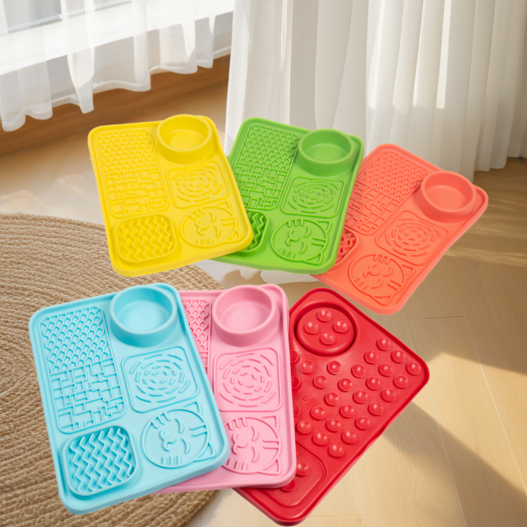 Pet Licking Mat, Cat and Dog F - Silicone Suction Bowl ulasan dan harga