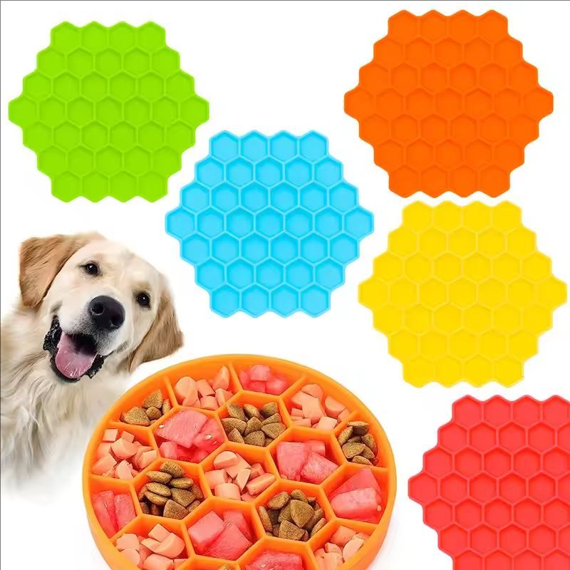 Pet Supplies Cat Honeycomb Fee - Silicone Suction Bowl ulasan dan harga