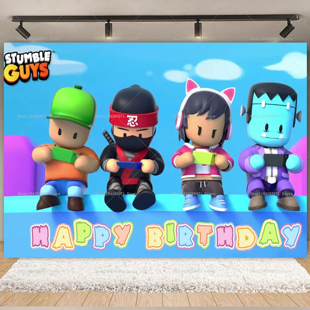 Stumble Guys Theme Birthday Pa - Baby Food Grinder ulasan dan harga