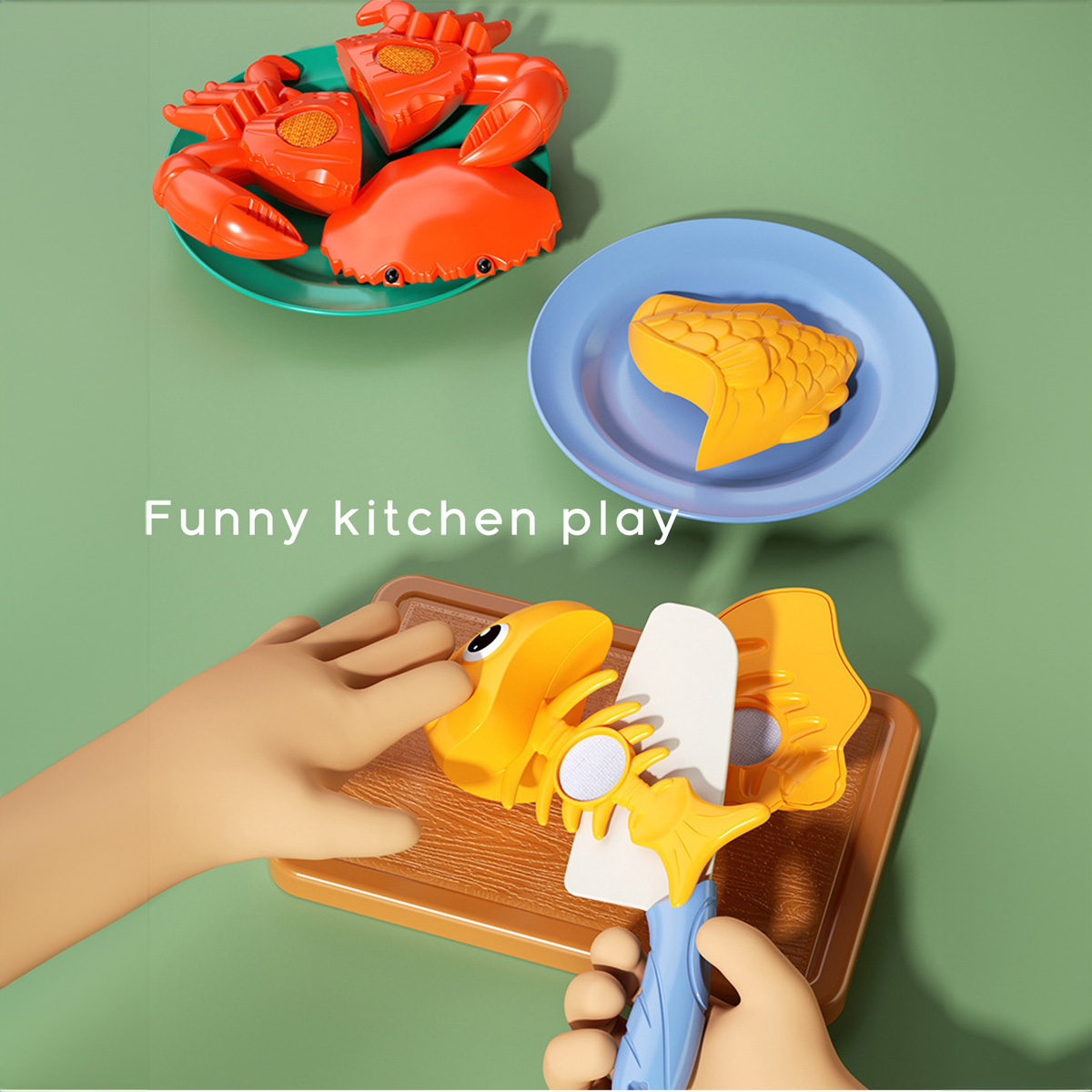 Cutting Play Food Toys Kitchen - Baby Food Cooking Set ulasan dan harga