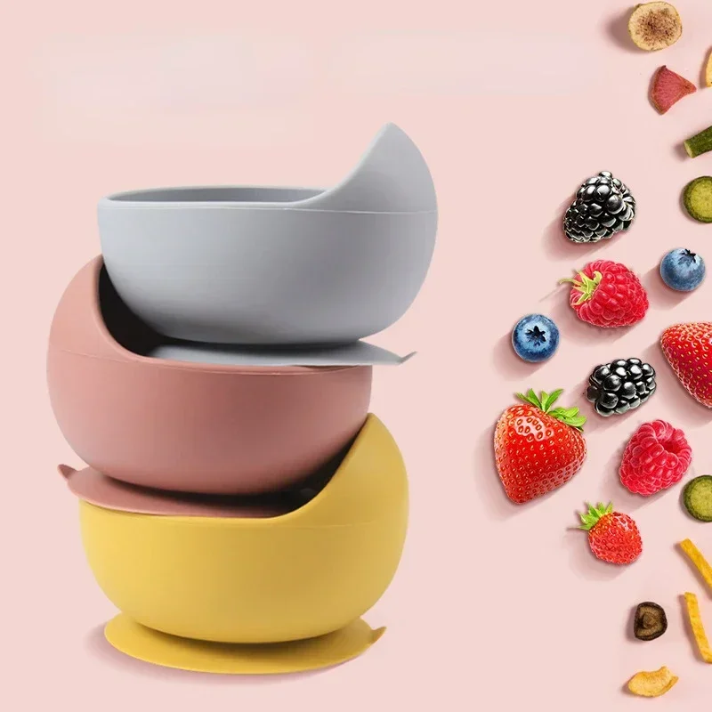 Food Grade Silicone Child Dish - Silicone Suction Bowl ulasan dan harga