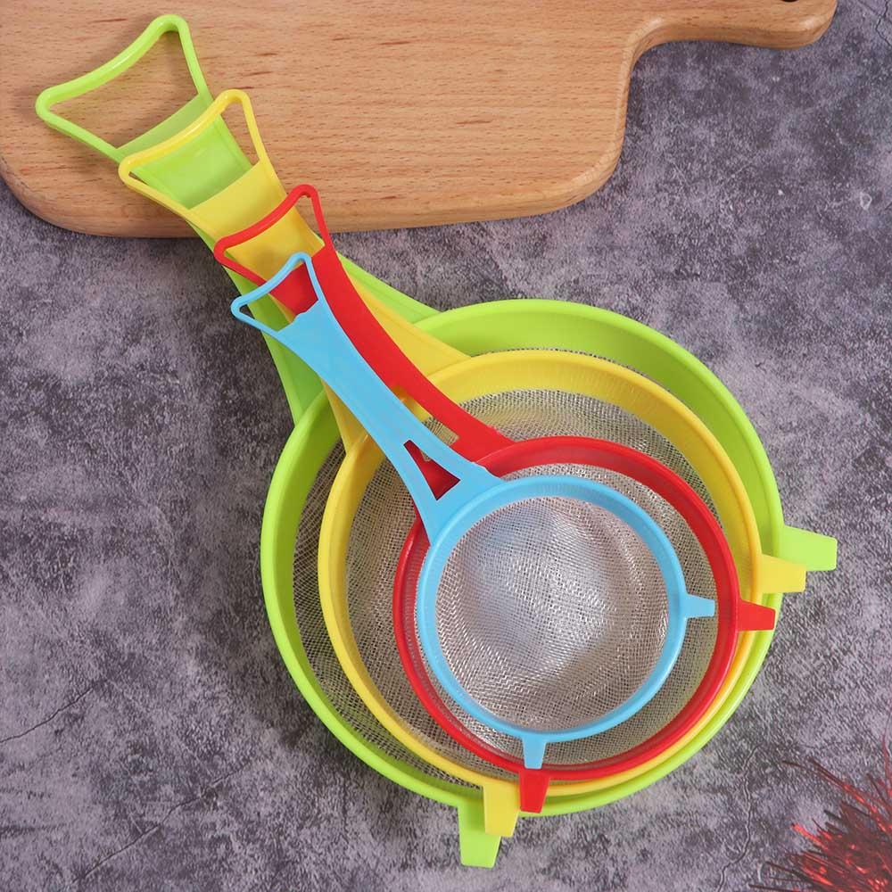 4Pcs/Set Baking Tool Plastic F - Baby Food Strainer ulasan dan harga