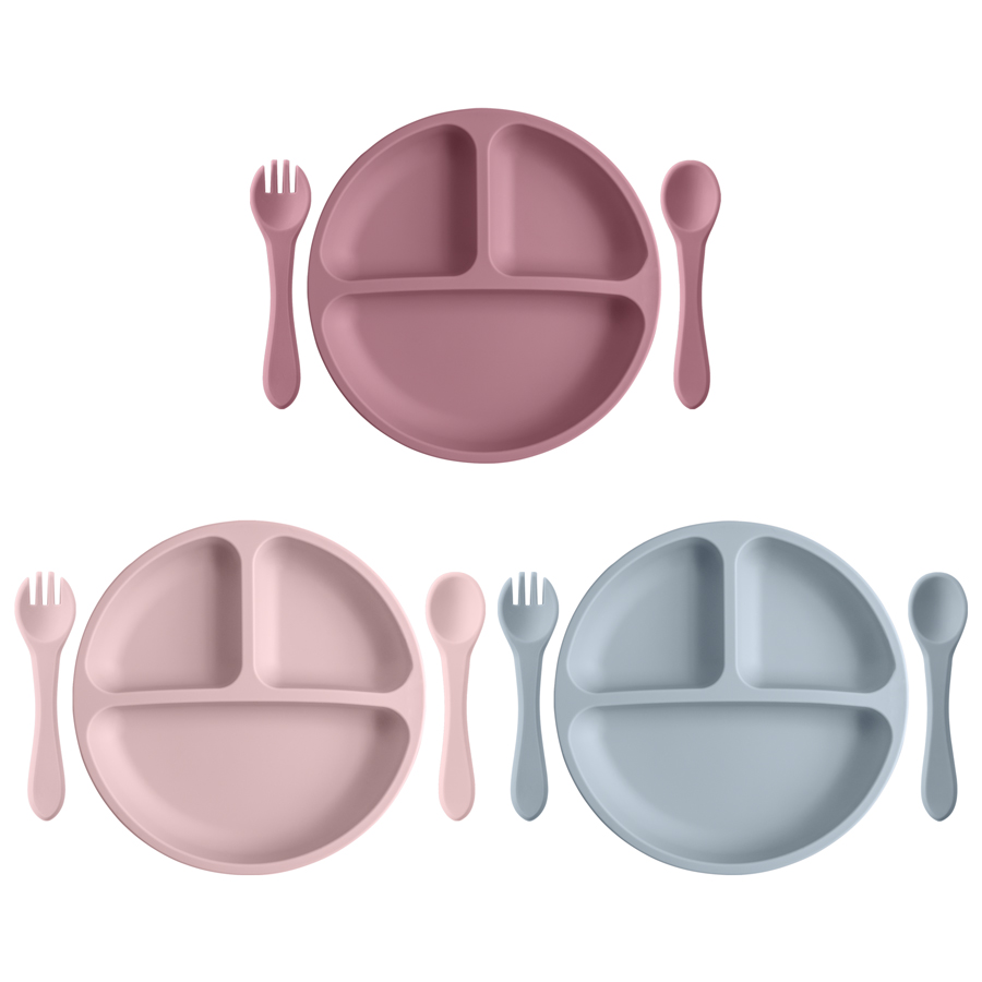 3PCS Children's Tableware Set  - Baby Food Guide ulasan dan harga