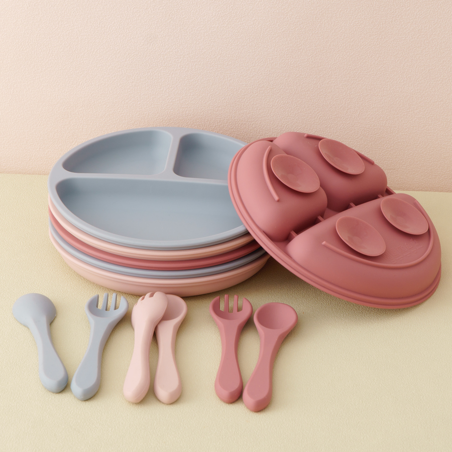 3PCS Children's Tableware Set  - Baby Food Guide ulasan dan harga
