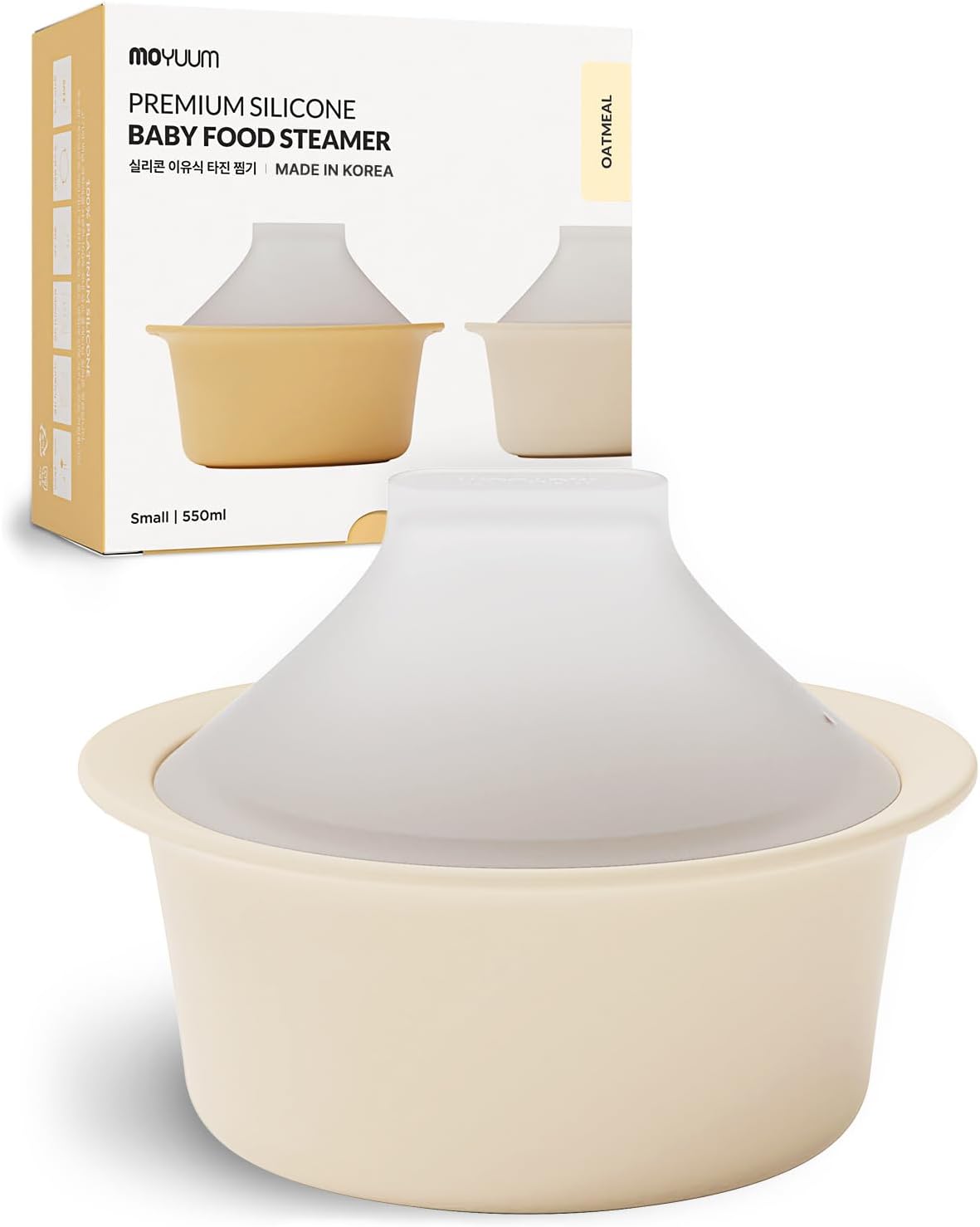 Silicone Microwave Steamer | M - Baby Food Maker And Steamer ulasan dan harga