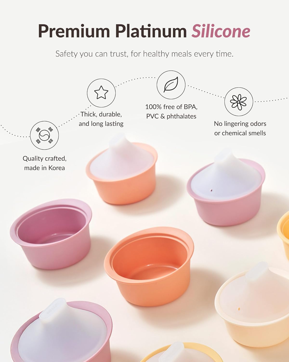 Silicone Microwave Steamer | M - Baby Food Maker And Steamer ulasan dan harga