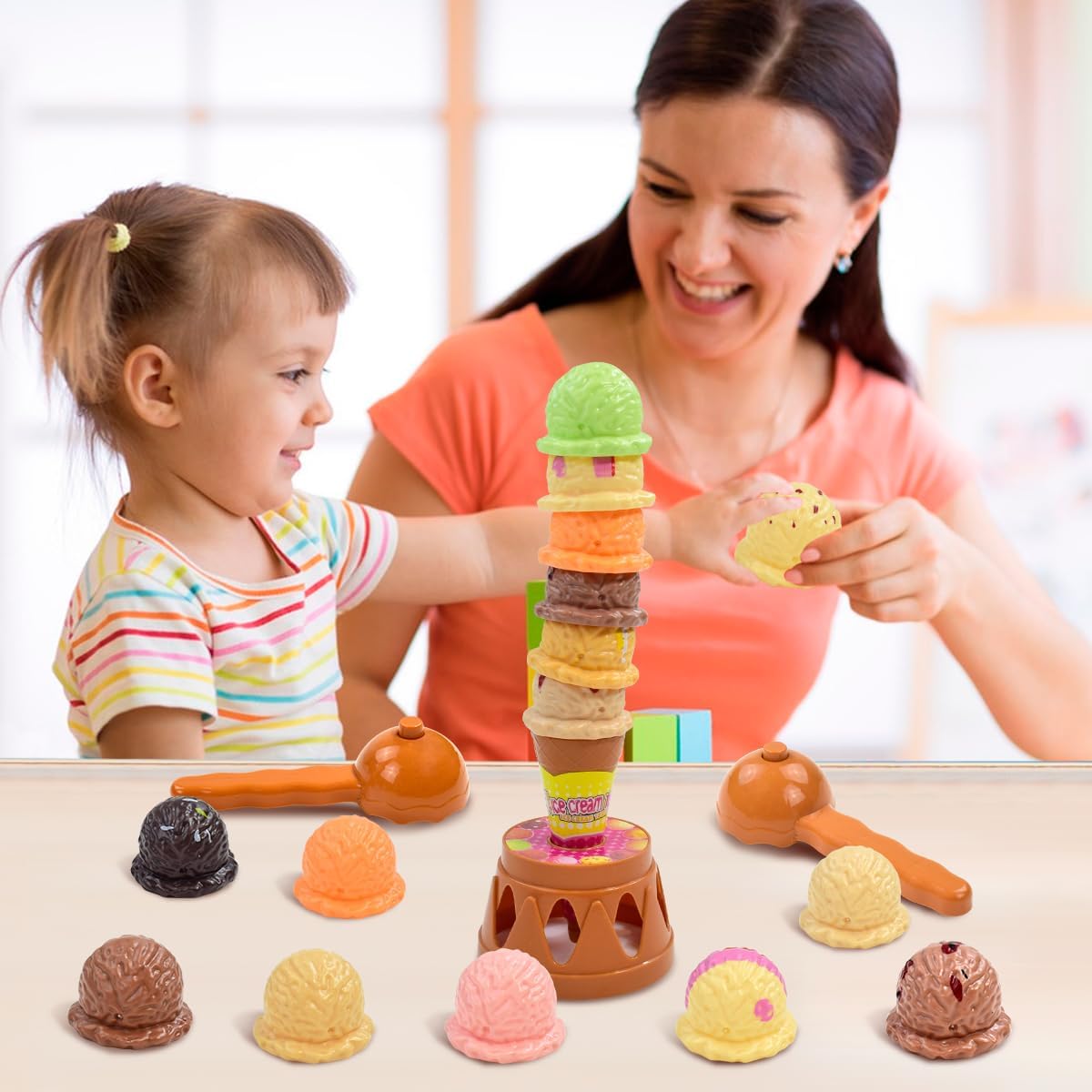 Children's Ice Cream Stacking  - Baby Food Cooking Set ulasan dan harga