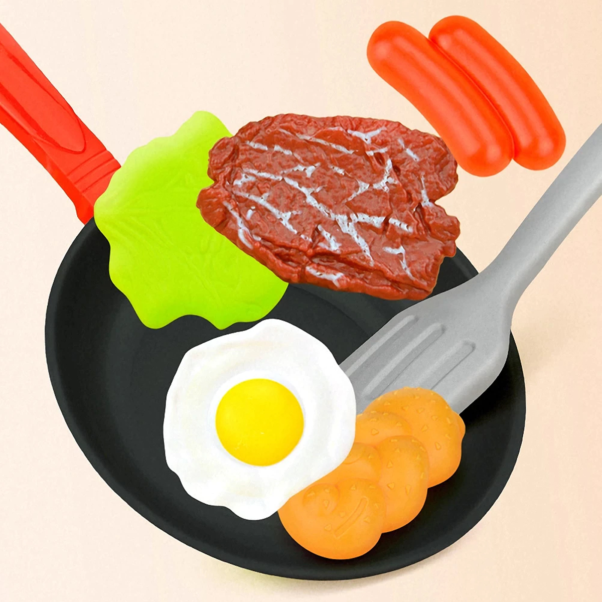 8PCS Kitchen Food Toys for Kid - Baby Food Cooking Set ulasan dan harga
