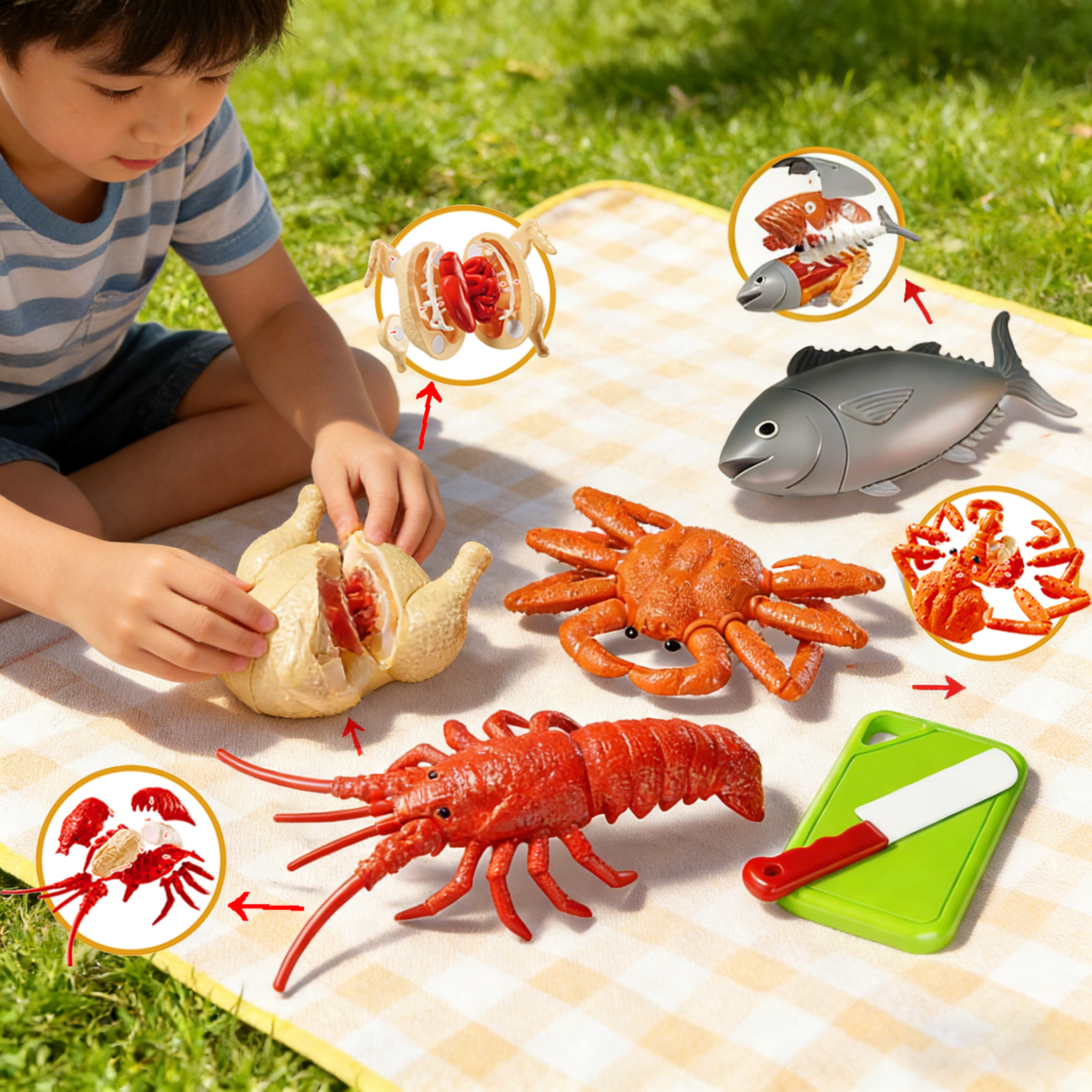 Children's Kitchen Toy Set Sim - Baby Food Cooking Set ulasan dan harga