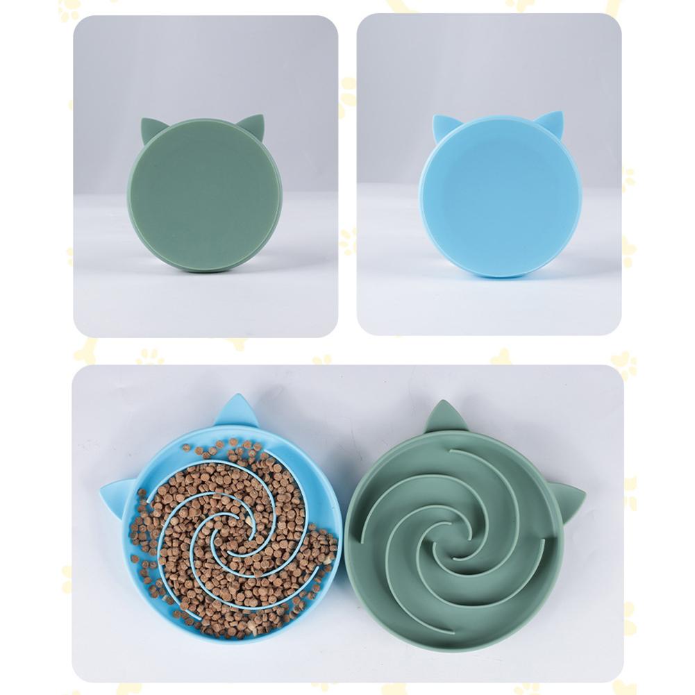 Cute Pet Slow Feeder Bowl Prev - Silicone Suction Bowl ulasan dan harga