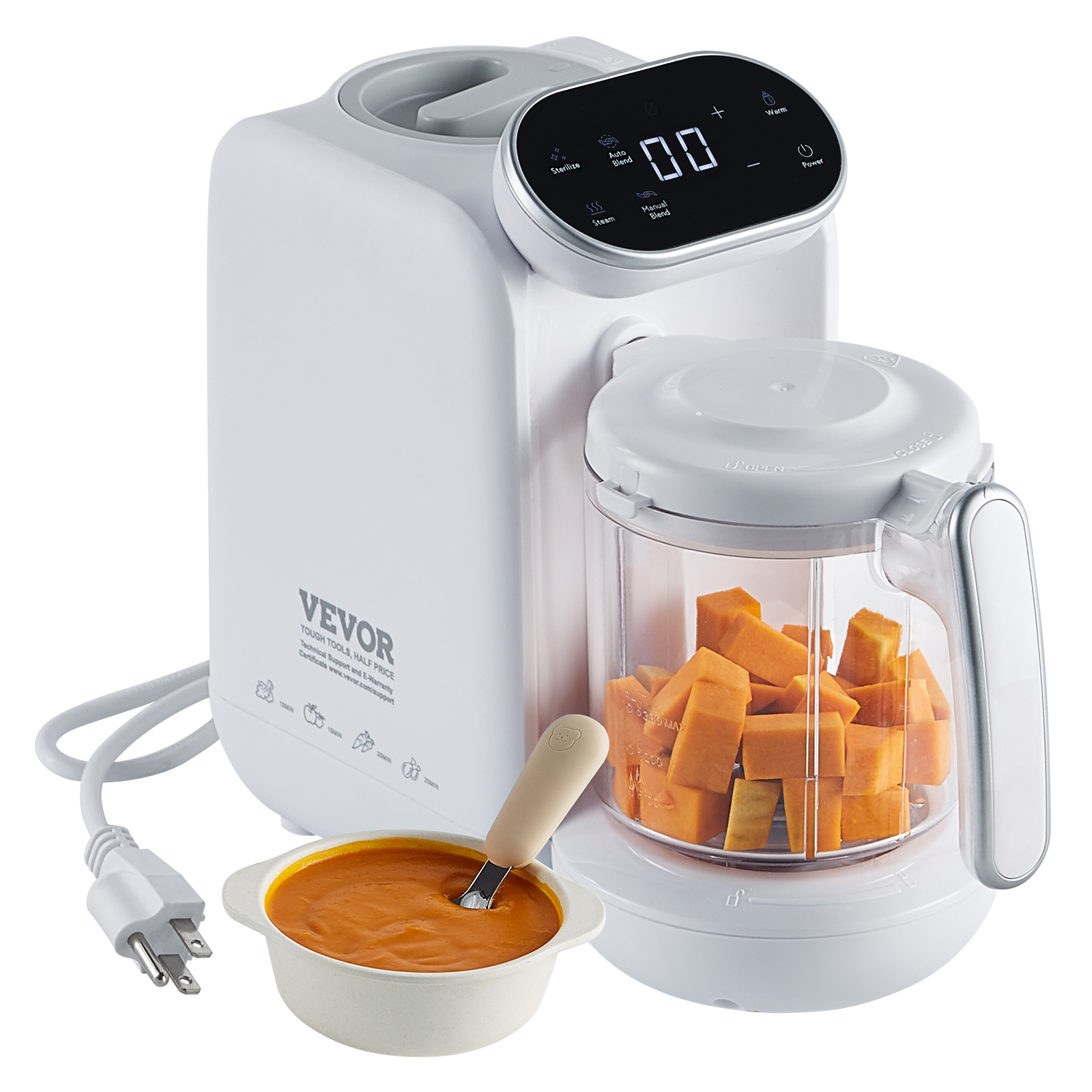 Baby Food Maker 430W with 750  - Baby Food Maker And Steamer ulasan dan harga