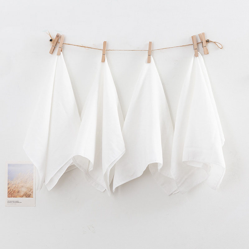 100x145cm Pure 100% Cotton Whi - Baby Food For 1 Year Old ulasan dan harga