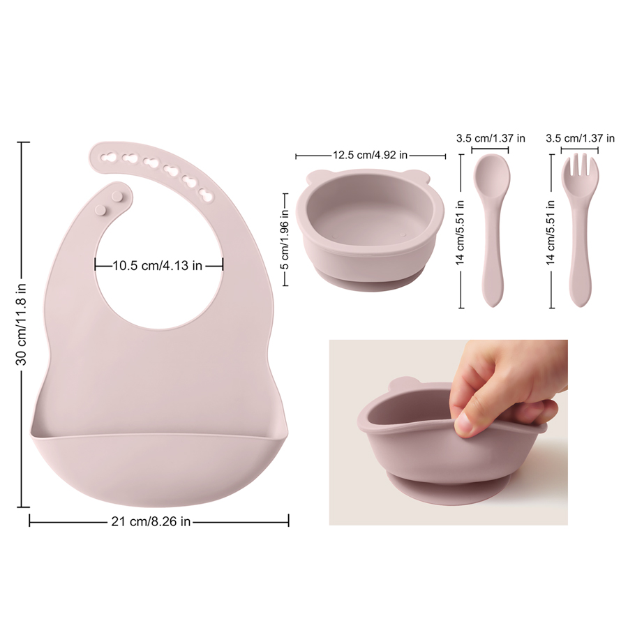 Wholesale Silicone Children Ta - Silicone Suction Bowl ulasan dan harga