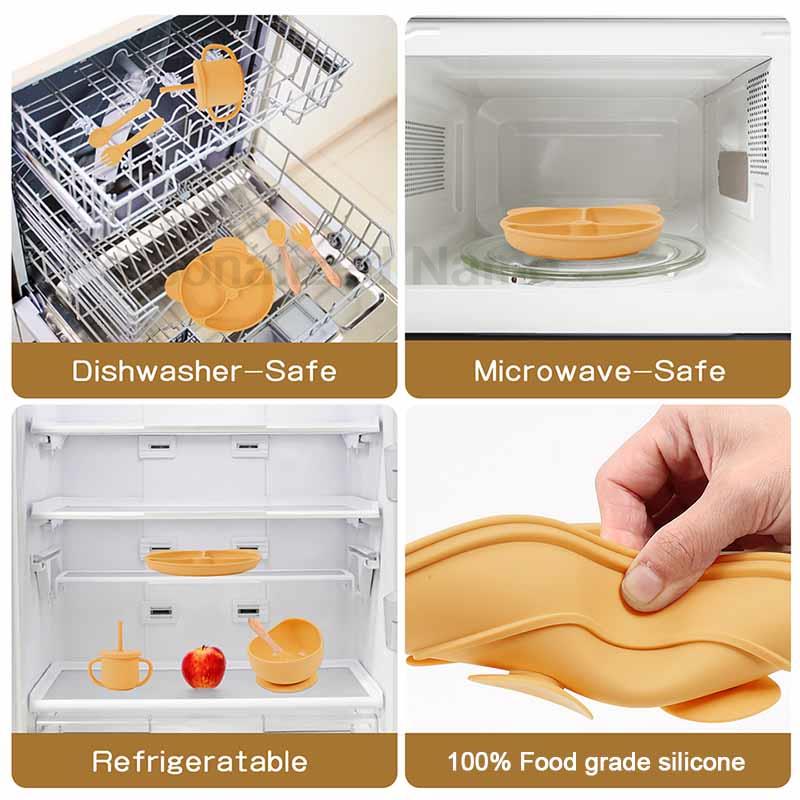 Feeding Set Silicone For Baby  - Silicone Suction Bowl ulasan dan harga